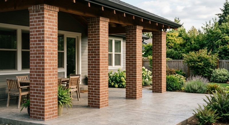Brick Columns Installation in Newtown, CT