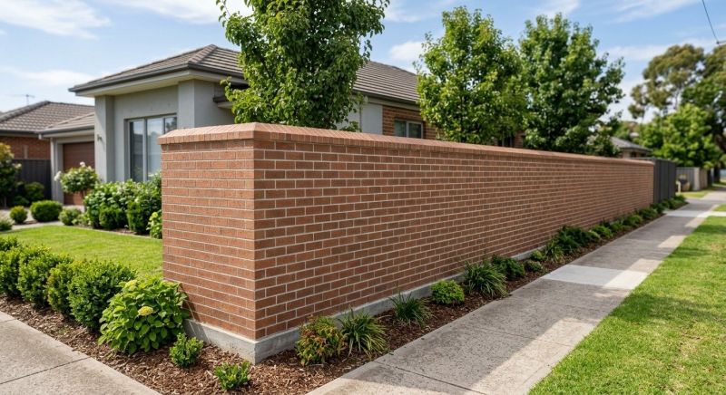 Brick Fence Installation in Newtown, CT