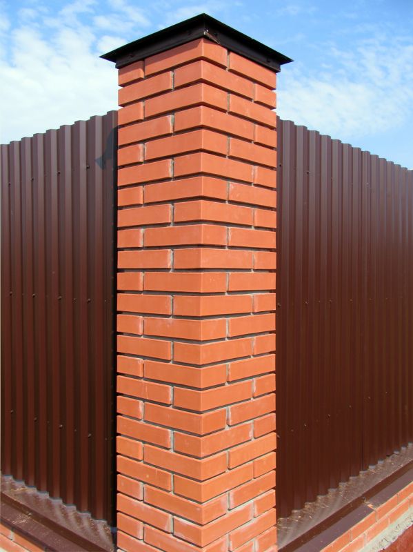 Brick Fence Installation in Newtown, CT