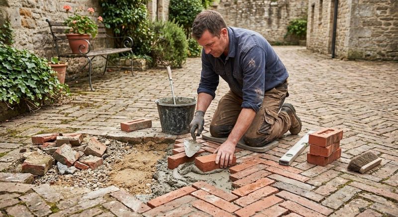 Brick Flatwork Repair in Washington, CT