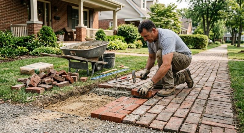 Brick Flatwork Repair in Wilton, CT