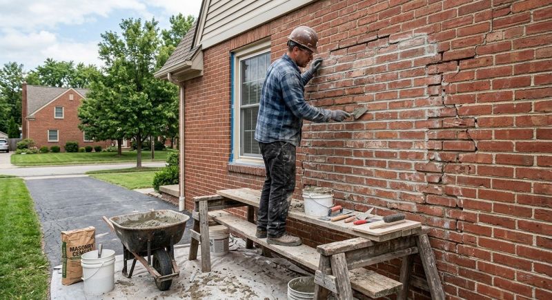 Brick Flatwork Repair in Wilton, CT