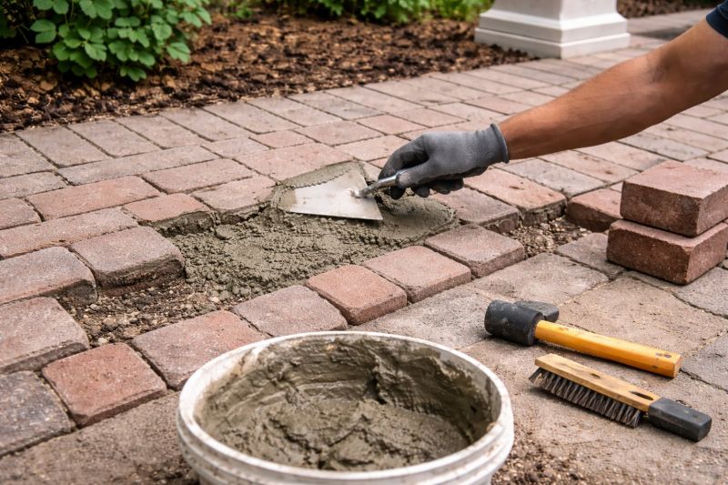 Brick Flatwork Repair in Woodbridge, CT