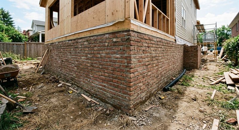Brick Foundation Installation in Newtown, CT