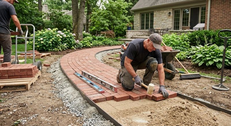 Brick Hardscape Installation in Northfield, CT