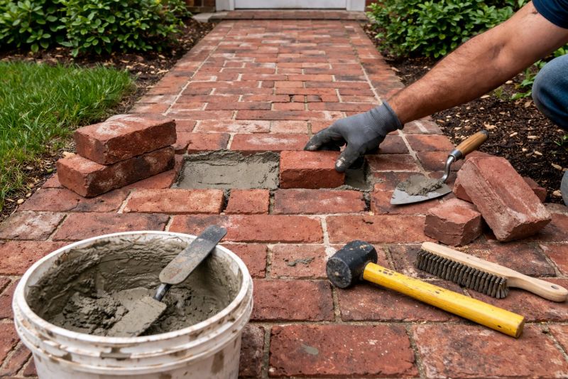 Brick Hardscape Repair in Newtown, CT