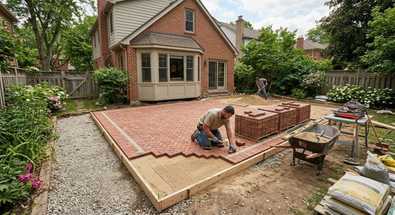 Brick Hardscaping Installation in Bethel, CT