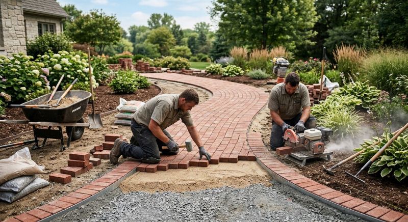 Brick Hardscaping Installation in Washington, CT