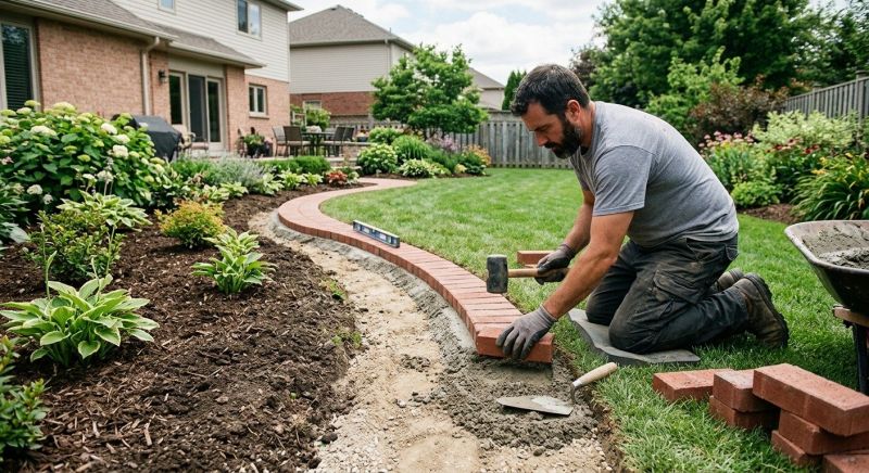 Brick Hardscaping Installation in Wilton, CT
