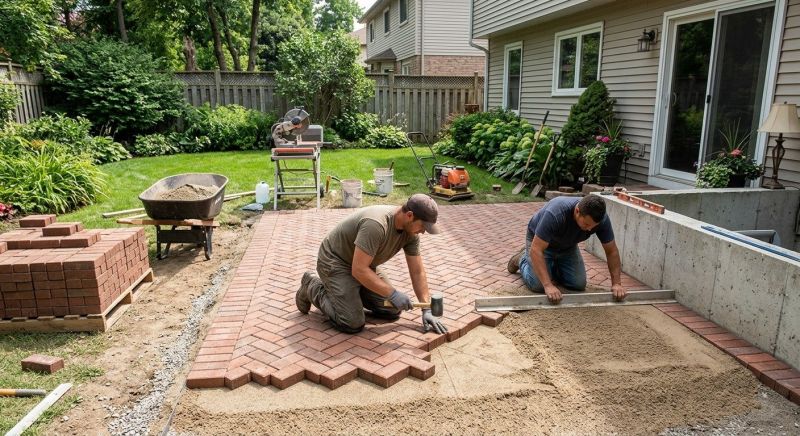 Brick Paving Installation in Cheshire, CT