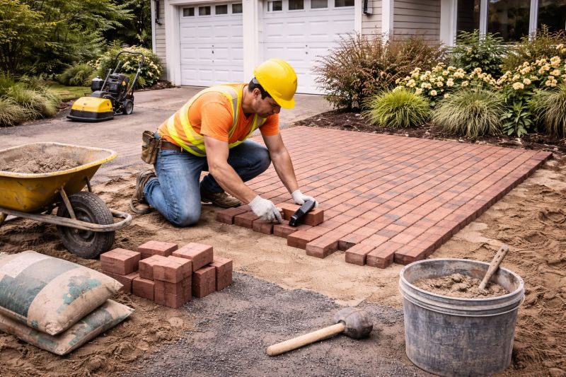 Brick Paving Installation in Plymouth, CT