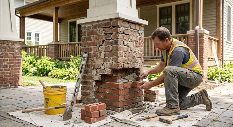 Brick Restoration in New Canaan, CT