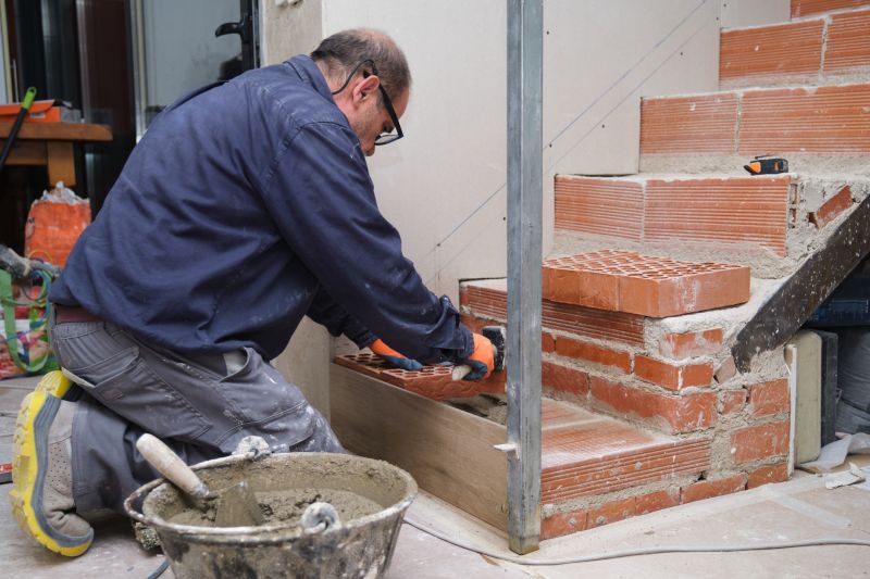 Brick Stairs Installation in Newtown, CT