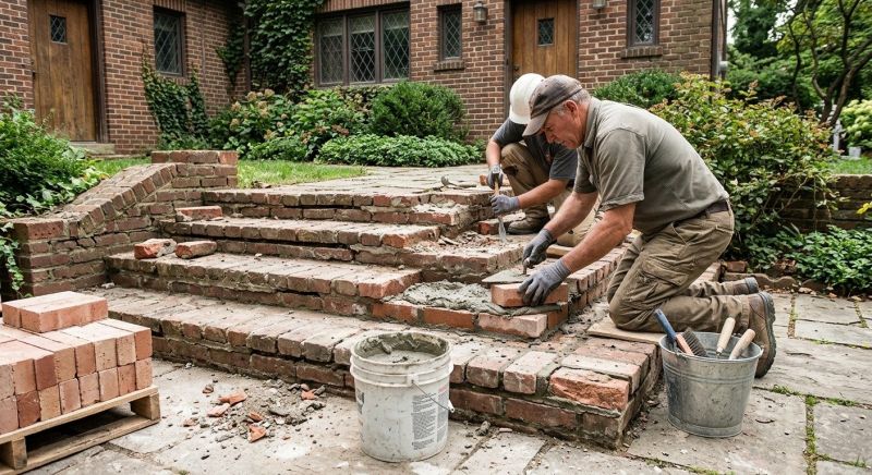 Brick Stairs Repair in Sherman, CT