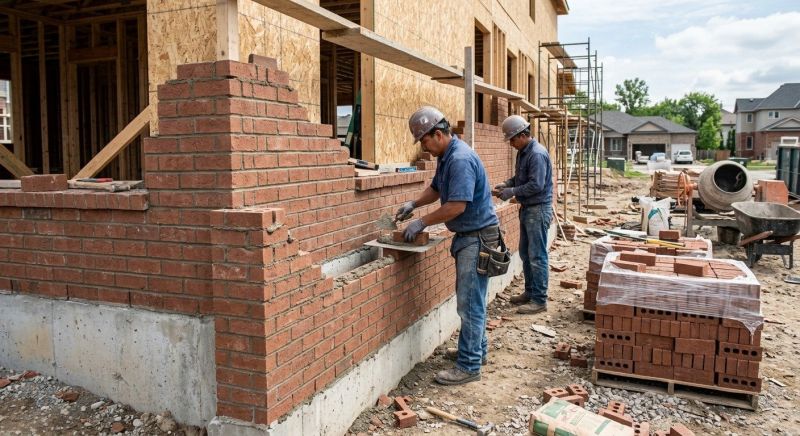 Brick Wall Construction in Newtown, CT