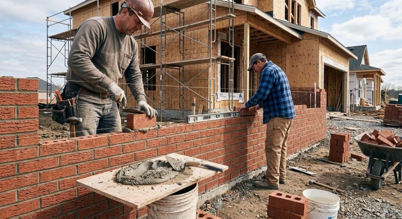 Brick Wall Installation in Bethlehem, CT