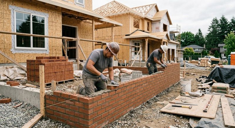 Brick Wall Installation in Cheshire, CT