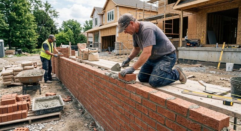 Brick Wall Installation in New Haven, CT