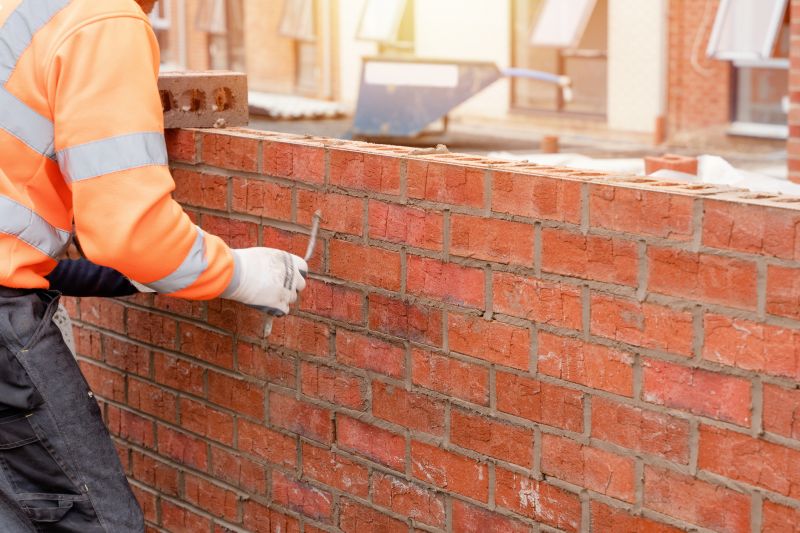 Brick Wall Installation in Pound Ridge, NY
