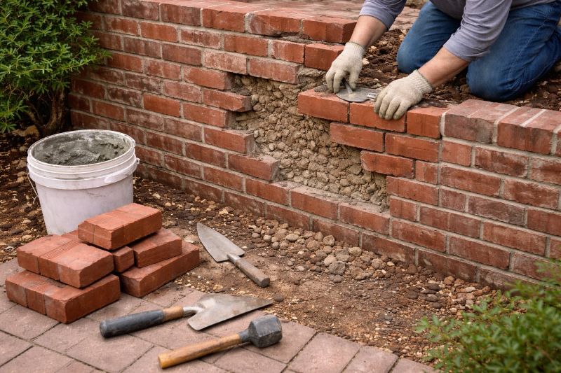 Brick Wall Repair in Bethel, CT