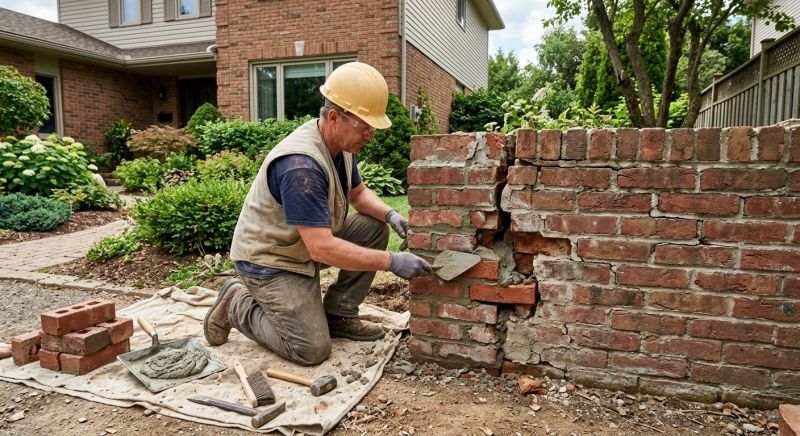 Brick Wall Repair in East Haven, CT