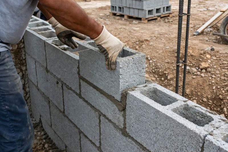 Cinder Blocks Installation in Sandy Hook, CT