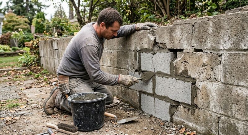 Concrete Block Repair in Bethlehem, CT
