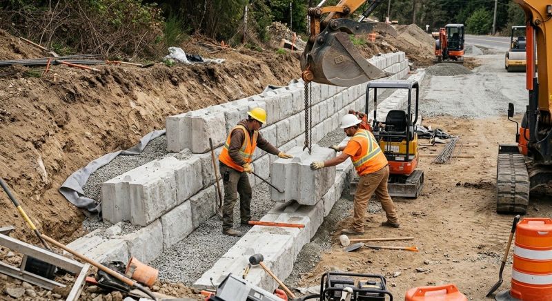 Concrete Blocks Installation in New Milford, CT