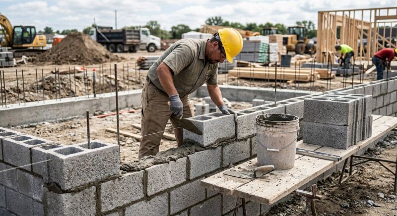 Concrete Blocks Installation in Shelton, CT