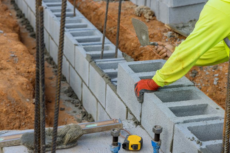 Concrete Blocks Installation in Westport, CT
