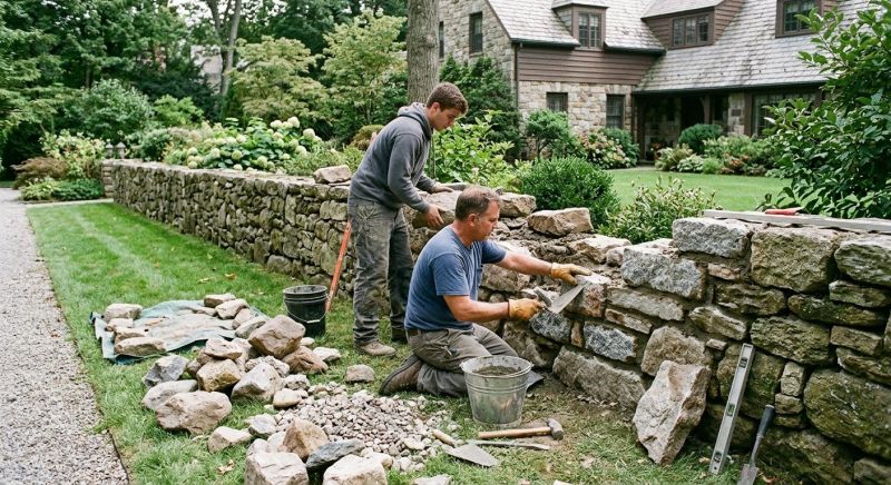 Retaining Wall Repair in Milford, CT