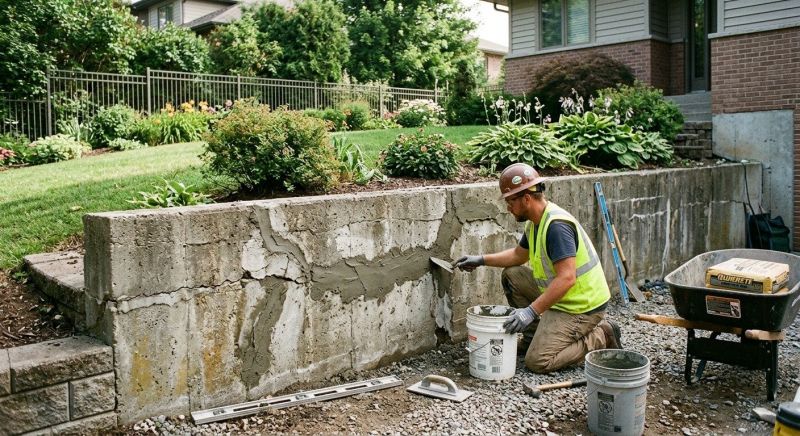 Retaining Wall Repair in New Haven County, CT