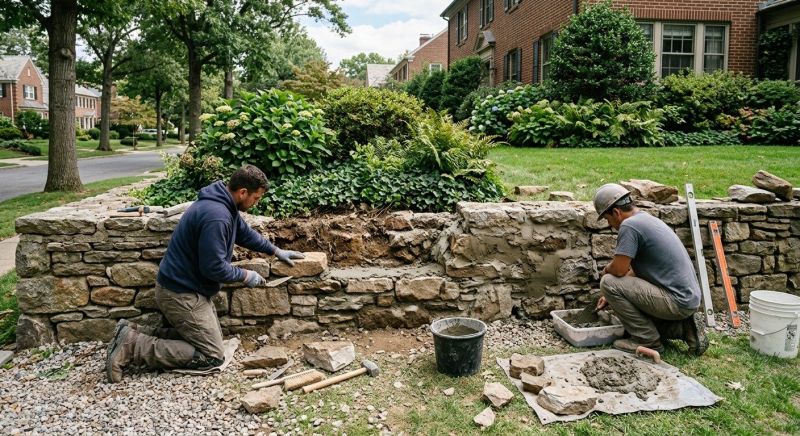 Retaining Wall Repair in Somers, NY