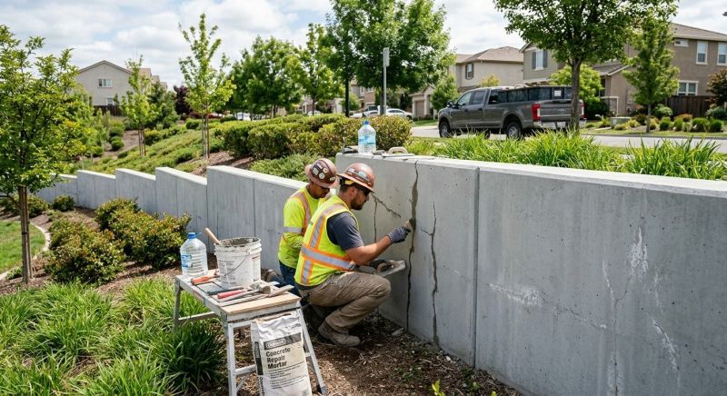 Retaining Wall Repair in Watertown, CT