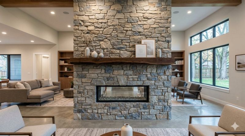 Stone Chimney Installation in Sherman, CT