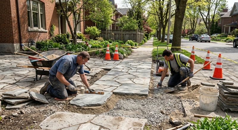 Stone Driveway Repair in Newtown, CT