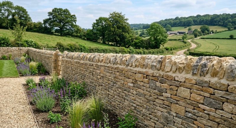 Stone Wall Replacement in Newtown, CT