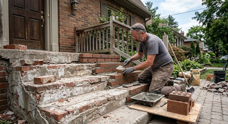 Stonework Repair in Easton, CT